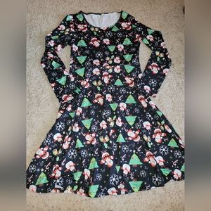 Women's MED snowman holiday Christmas dress, worn once